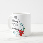 Alleen de beste oma wordt gepromoot tot grote gran koffiemok (Voorkant links)