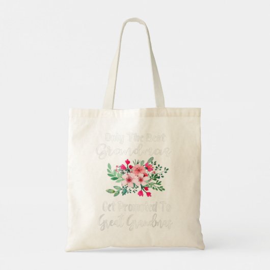 Alleen de beste oma's worden gepromoot naar grote  tote bag (Achterkant)