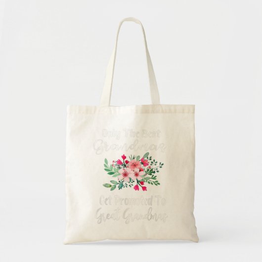 Alleen de beste oma's worden gepromoot naar grote  tote bag (Voorkant)