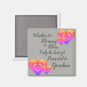 Alleen de beste oplossing wordt gepromoot naar oma magneet (Voorkant / Achterkant)