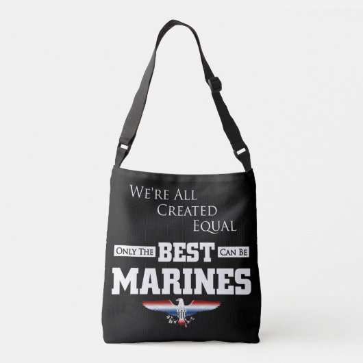 Alleen de beste zijn mariniers crossbody tas (Achterkant)