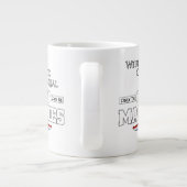 Alleen de beste zijn mariniers grote koffiekop (Achterkant)