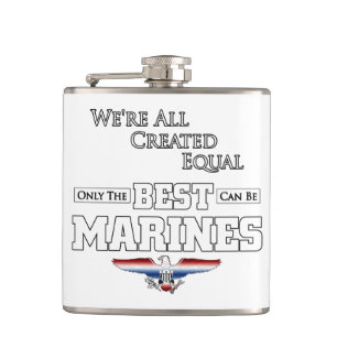 Alleen de beste zijn mariniers heupfles