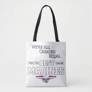 Alleen de beste zijn mariniers tote bag