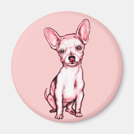 Alleen de Chihuahua Magneet (Voorkant)