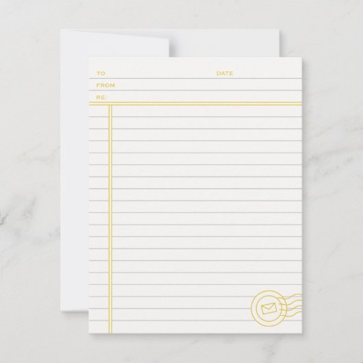 Alleen de Facts Stationery - Marigold Kaart (Voorkant)