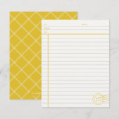 Alleen de Facts Stationery - Marigold Kaart (Voorkant / Achterkant)