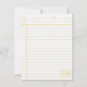 Alleen de Facts Stationery - Marigold Kaart