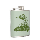 Alleen de groene heupkolf van de visser heupfles (Rechts)