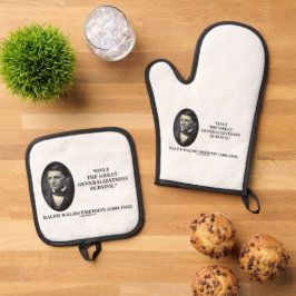 Alleen De Grote Generalisaties Overleven Emerson Ovenwant & Pannenlap Set