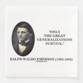 Alleen De Grote Generalisaties Overleven Emerson Servet (Voorkant)