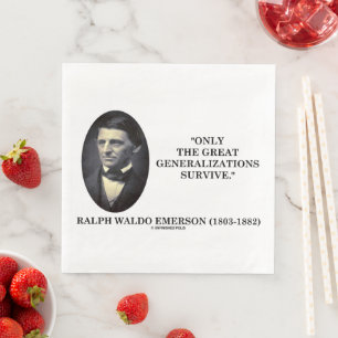 Alleen De Grote Generalisaties Overleven Emerson Servet