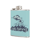 Alleen de heupkolf van de visser heupfles (Links)