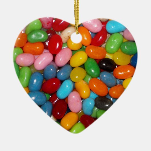 Alleen de Jelly Beans Keramisch Ornament (Voorkant)