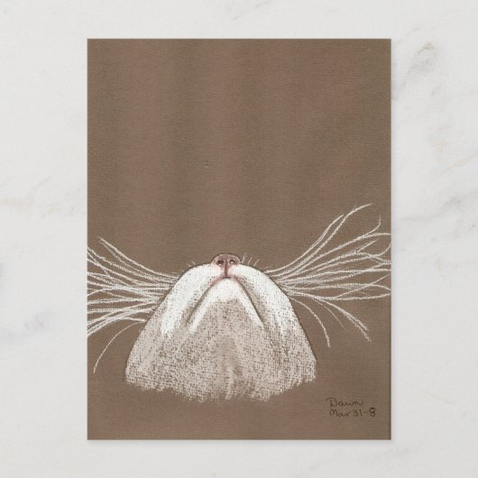 alleen de katten fluisteren briefkaart (Voorkant)