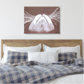 ALLEEN DE KATTEN FLUISTEREN CANVAS AFDRUK (Insitu (Slaapkamer))