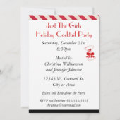 Alleen de kerstfeestdag voor meisjes kaart (Achterkant)