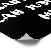 Alleen de Kerstman kan me beoordelen Poster (Hoek)