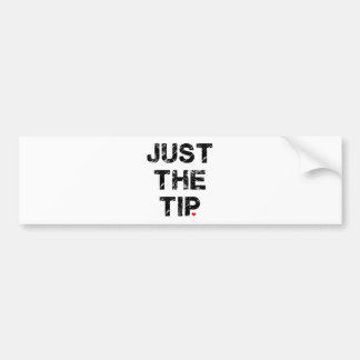 Alleen de knop Tip Apparel en Accessoires Bumpersticker