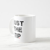 Alleen de knop Tip Apparel en Accessoires Koffiemok (Voorkant links)