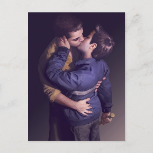 Alleen de kus (Briefkaart) Briefkaart (Voorkant)