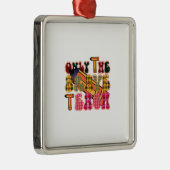 Alleen de leraar die de rugleuning bedient metalen ornament (Rechts)