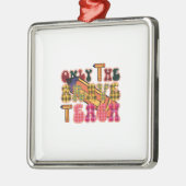 Alleen de leraar die de rugleuning bedient metalen ornament (Links)