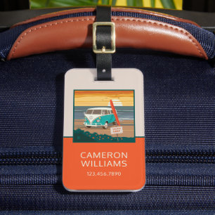 Alleen de lokale bevolking   VW-Surven Bagagelabel