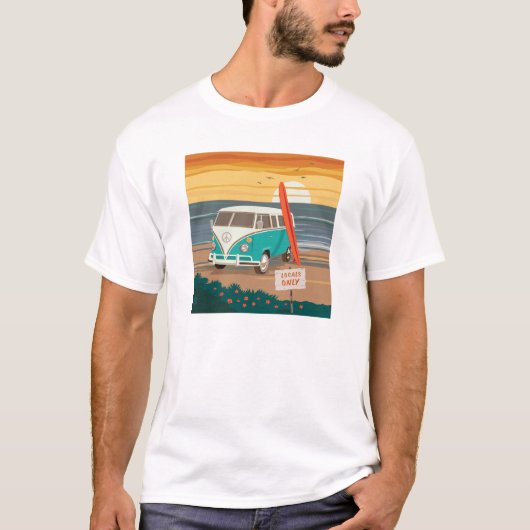 Alleen de lokale bevolking | VW-Surven T-shirt (Voorkant)