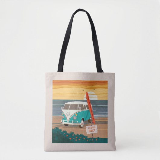 Alleen de lokale bevolking | VW-Surven Tote Bag (Voorkant)