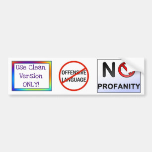 Alleen de optie Schone versie gebruiken - op de sc Bumpersticker