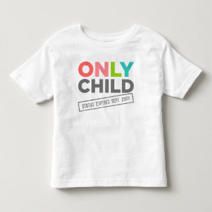 Alleen de status Kind verloopt [Uw datum] Kinder Shirts