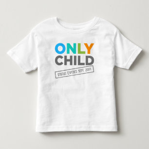 Alleen de status Kind verloopt [Uw datum] Kinder Shirts