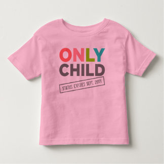 Alleen de status Kind verloopt [Uw datum] Kinder Shirts