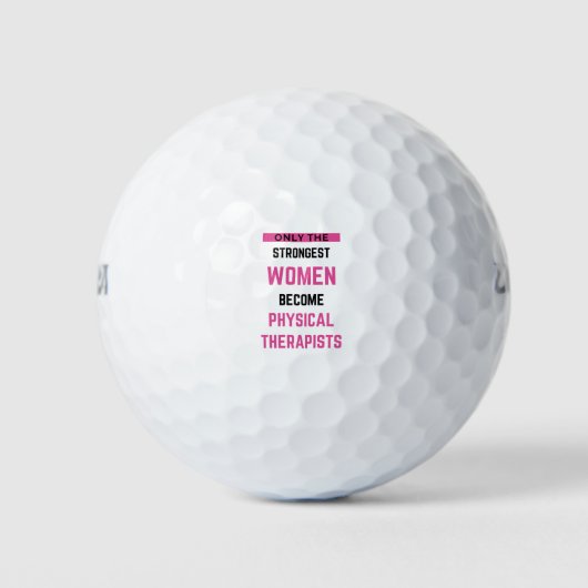 Alleen de sterkste vrouwen worden fysiek 2 golfballen (Voorkant)