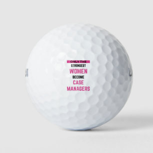 Alleen de sterkste vrouwen worden Hoesje managers Golfballen