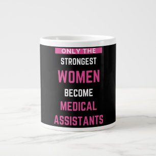 Alleen de sterkste vrouwen worden medische assiste grote koffiekop