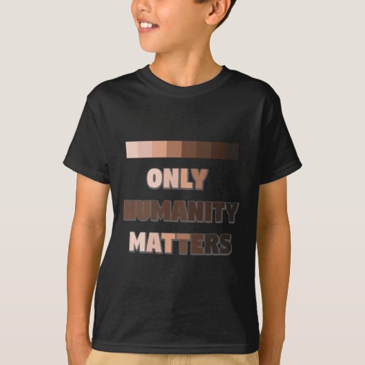 Alleen de Sticker van de mensheid T-shirt (Voorkant)