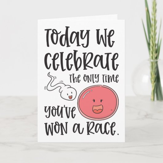 Alleen de tijd dat je een Race Sperm hebt gewonnen Kaart (Voorkant)