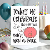 Alleen de tijd dat je een Race Sperm hebt gewonnen Kaart