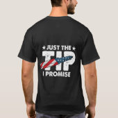 Alleen De Tip Dat Zweer Ik T SHIRT ONTWERP (Achterkant)