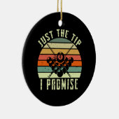 Alleen de Tip die ik beloof Billiards Keramisch Ornament (Rechts)