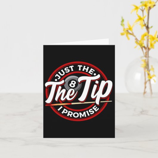 Alleen de tip die ik beloof kaart (Gele Bloem)