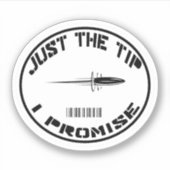 Alleen de tip die ik sticker beloof (Voorkant)