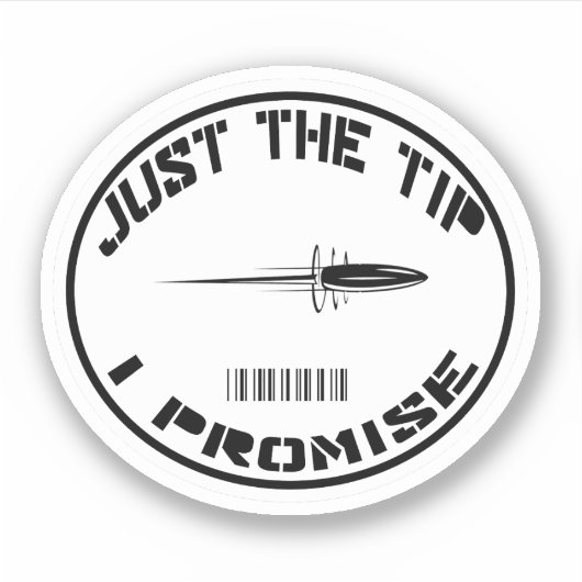 Alleen de tip die ik sticker beloof (Voorkant)