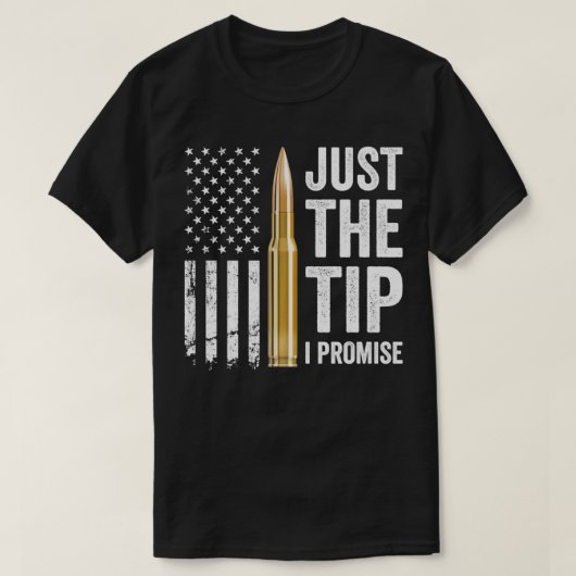 Alleen de Tip I Promise Funny Pistool Eigenaar Pro T-shirt (Design voorkant)