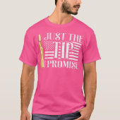 Alleen de Tip I Promise US Flag Pistool Bullet T-shirt (Voorkant)