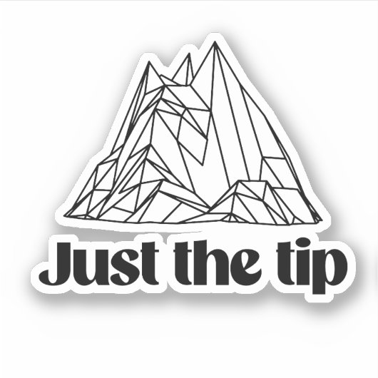 Alleen de tip sticker (Voorkant)