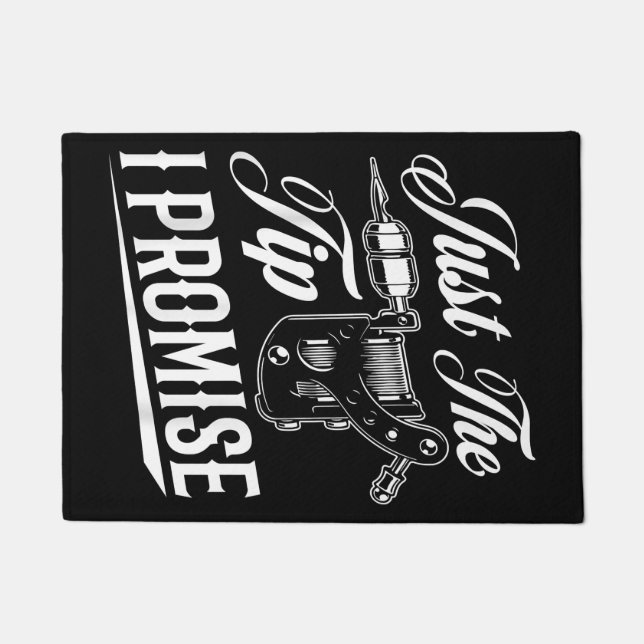 Alleen de tip Tattoo artiest Funny Tattooist Gift Deurmat (Voorkant)