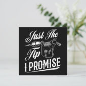 Alleen de tip Tattoo artiest Funny Tattooist Gift Feestdagenkaart (Staand voorkant)